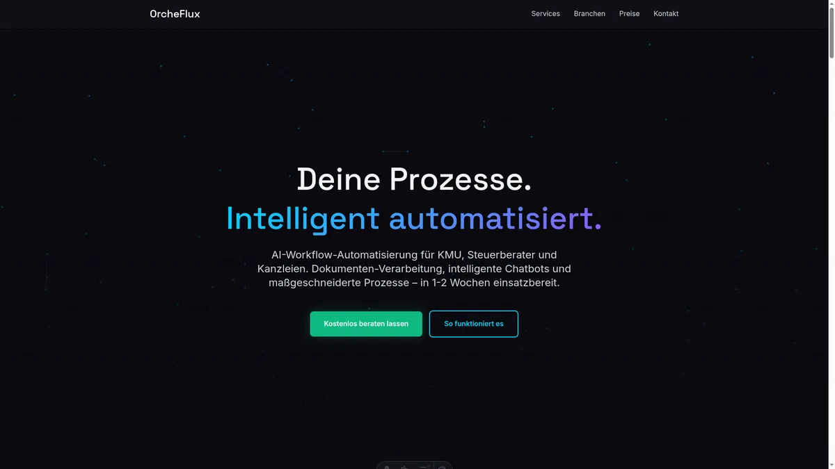 OrcheFlux Website